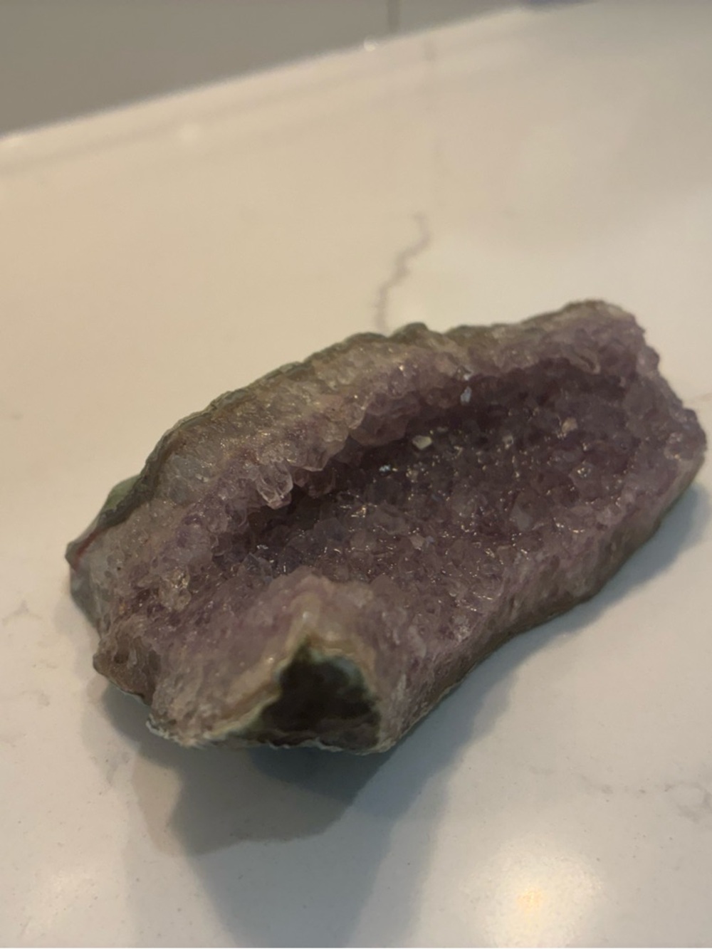 Amethyst Crystal Geode Cluster - Purple